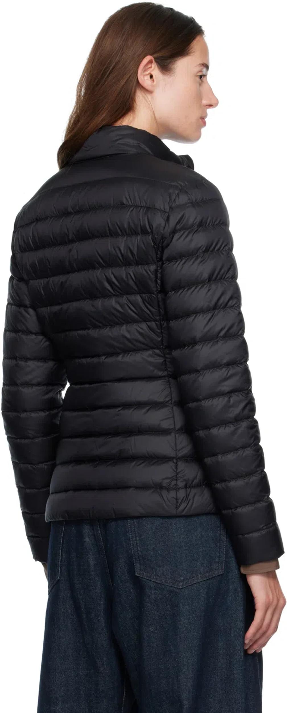 MONCLER Polyamide Igelle Jacket High Collar Quilted In Black Product Image