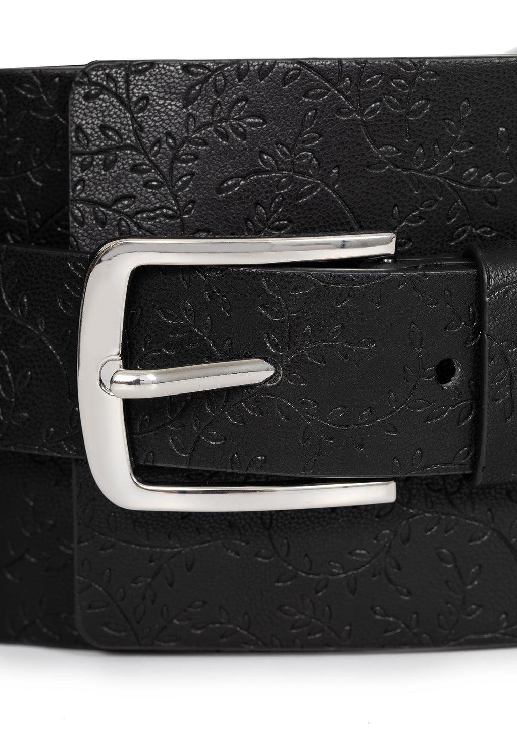 Bathory Floral Embossed Waist Belt Product Image