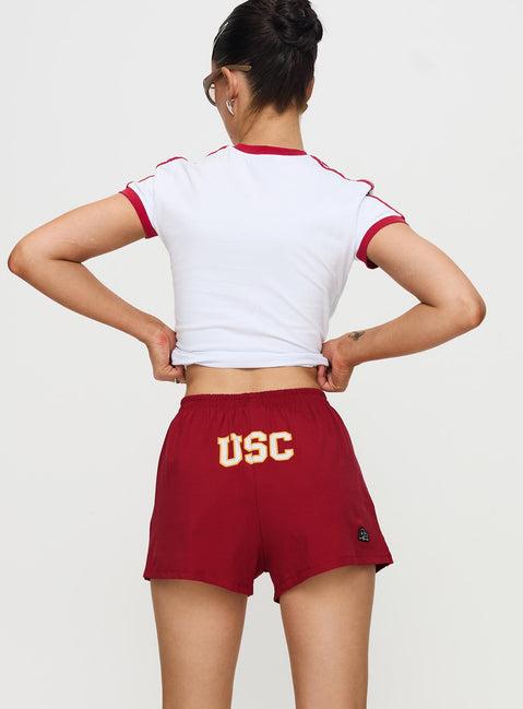 USC Soffee Shorts Red Product Image