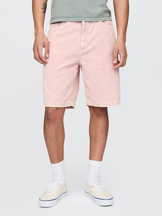 Washed Corduroy Shorts Product Image