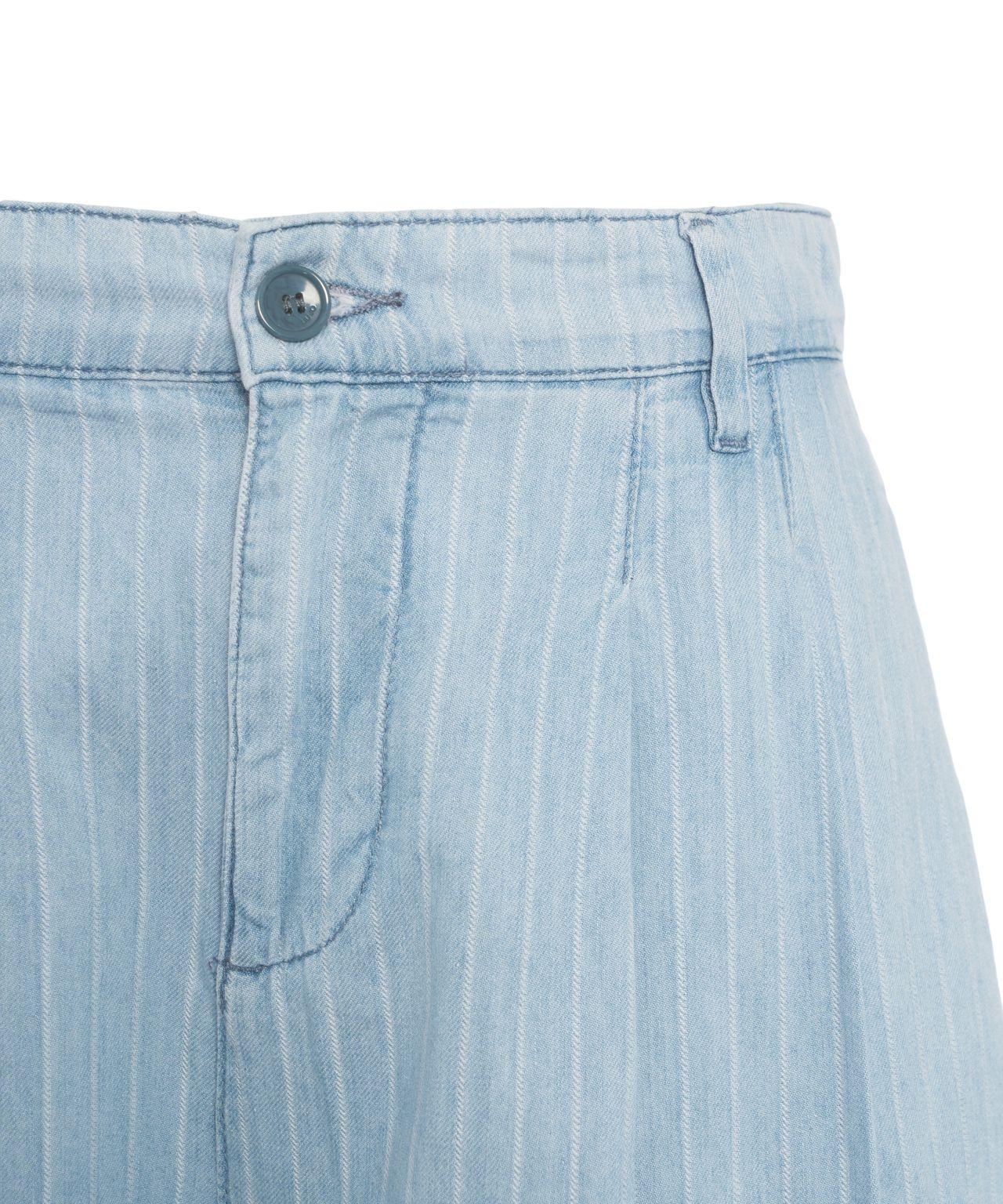 Pinstriped denim pants Product Image