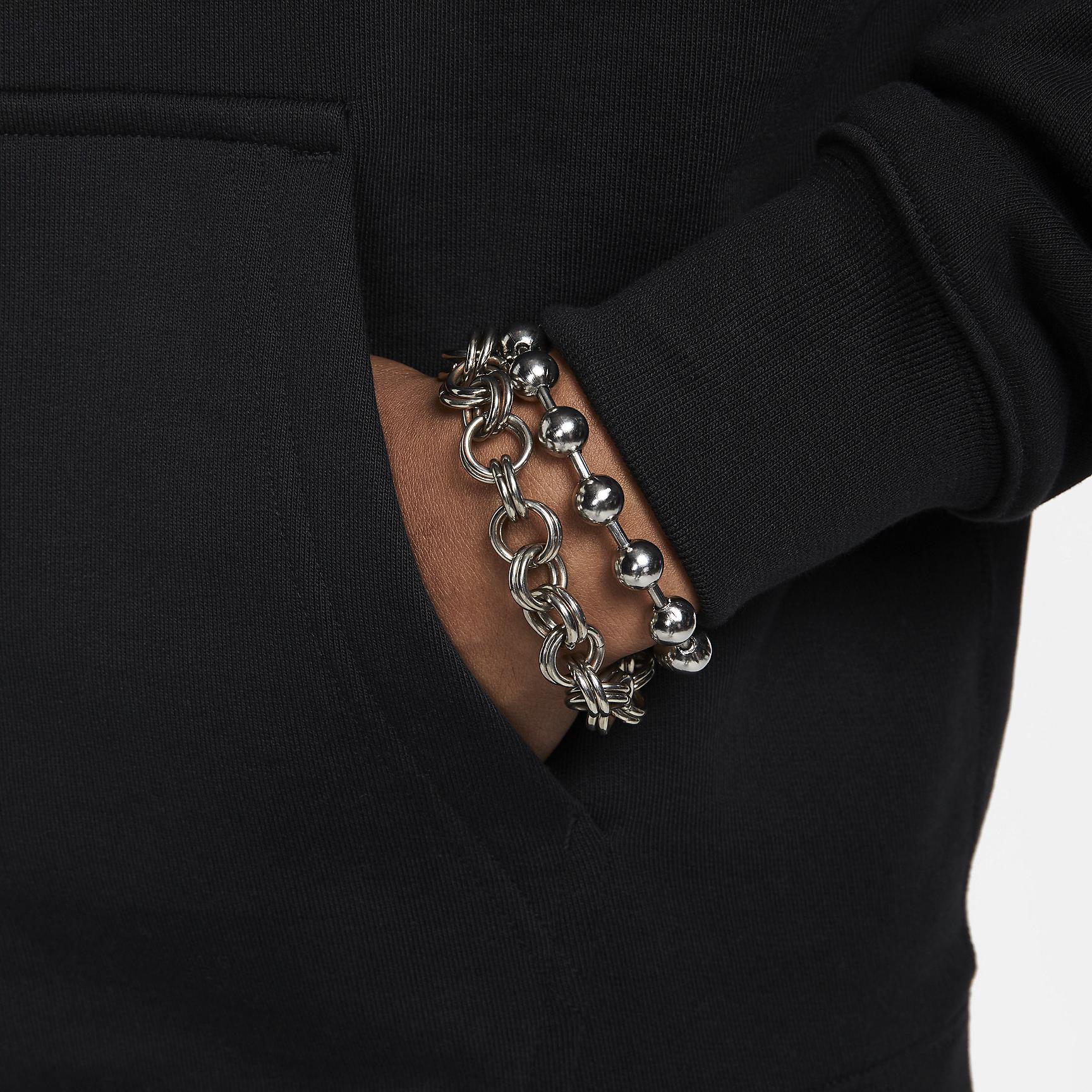 Nike Mens Solo Swoosh French Terry Pullover Hoodie | DX0813-010 Product Image