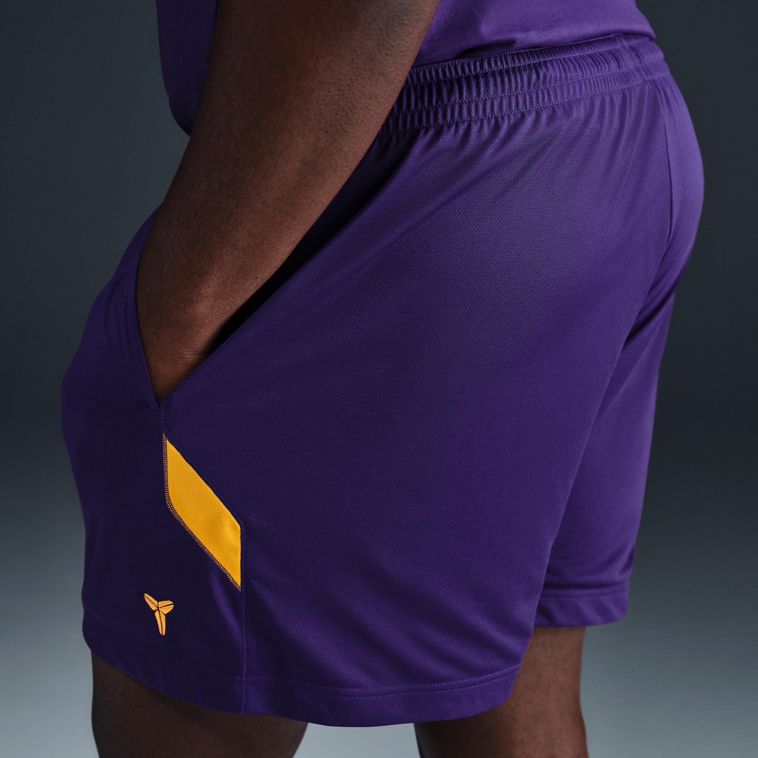 Nike Mens Kobe Dri-FIT 6 Basketball Shorts | HJ8103-547 Product Image