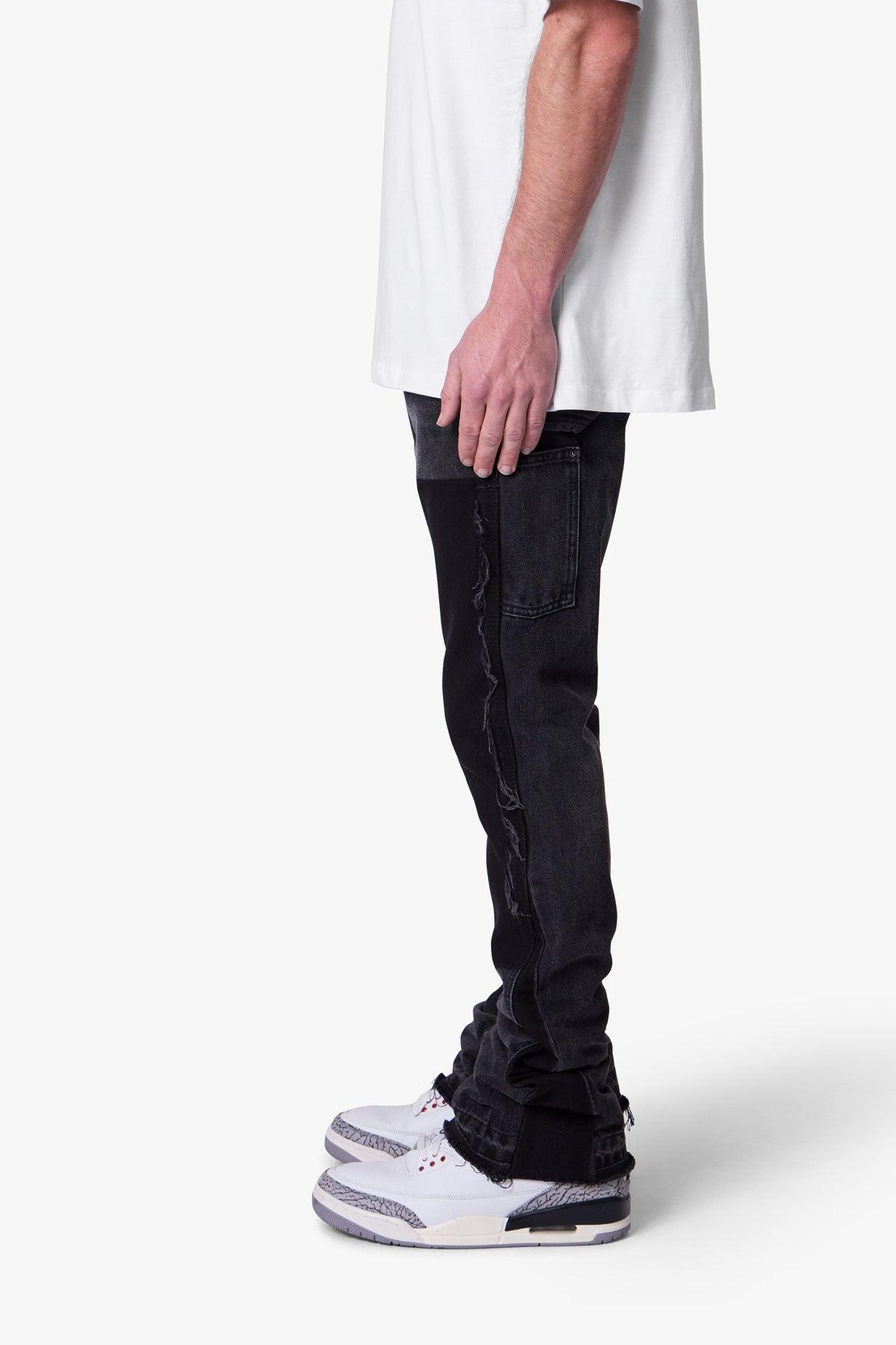 B118 Work Flare Denim - Black Product Image