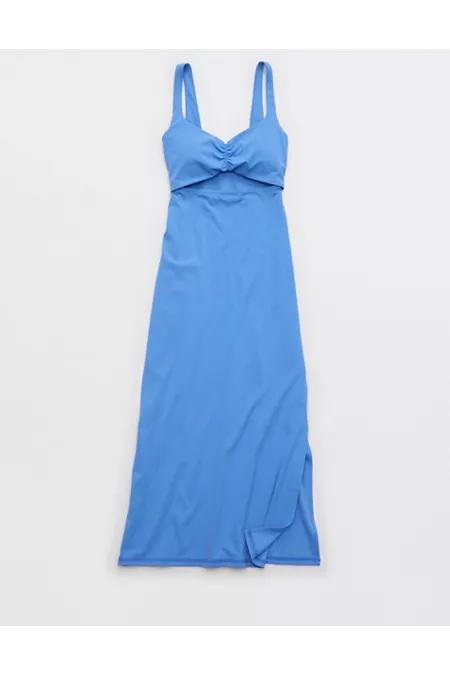 OFFLINE By Aerie Real Me XTRA Night Out Keyhole Midi Dress Womens Product Image