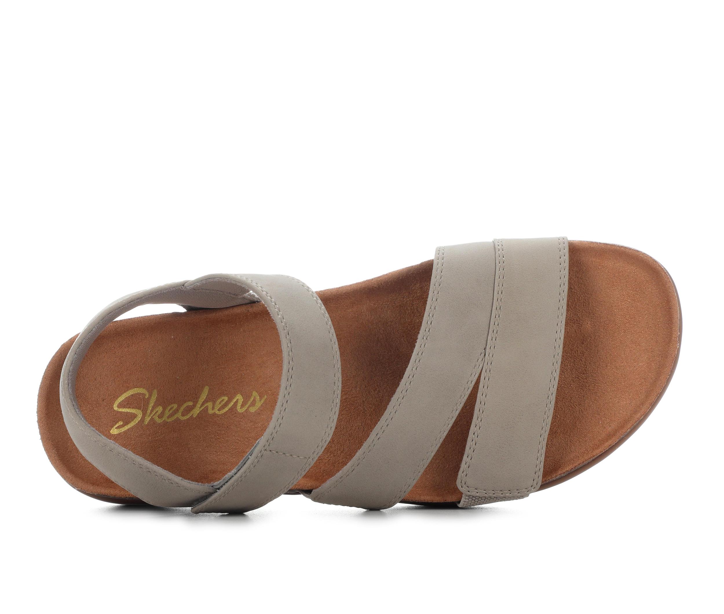 Women's Skechers Cali Lifted Comfort Wedge Sandals Product Image