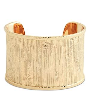 Womens Enchanted Forest 18KPlated Bark Cuff Product Image