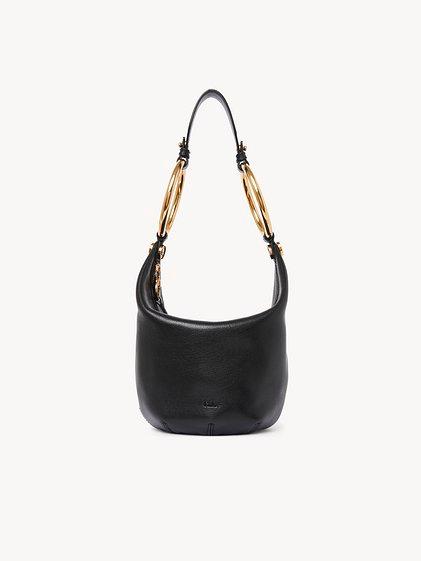 Small Bracelet handbag in grained leather Product Image