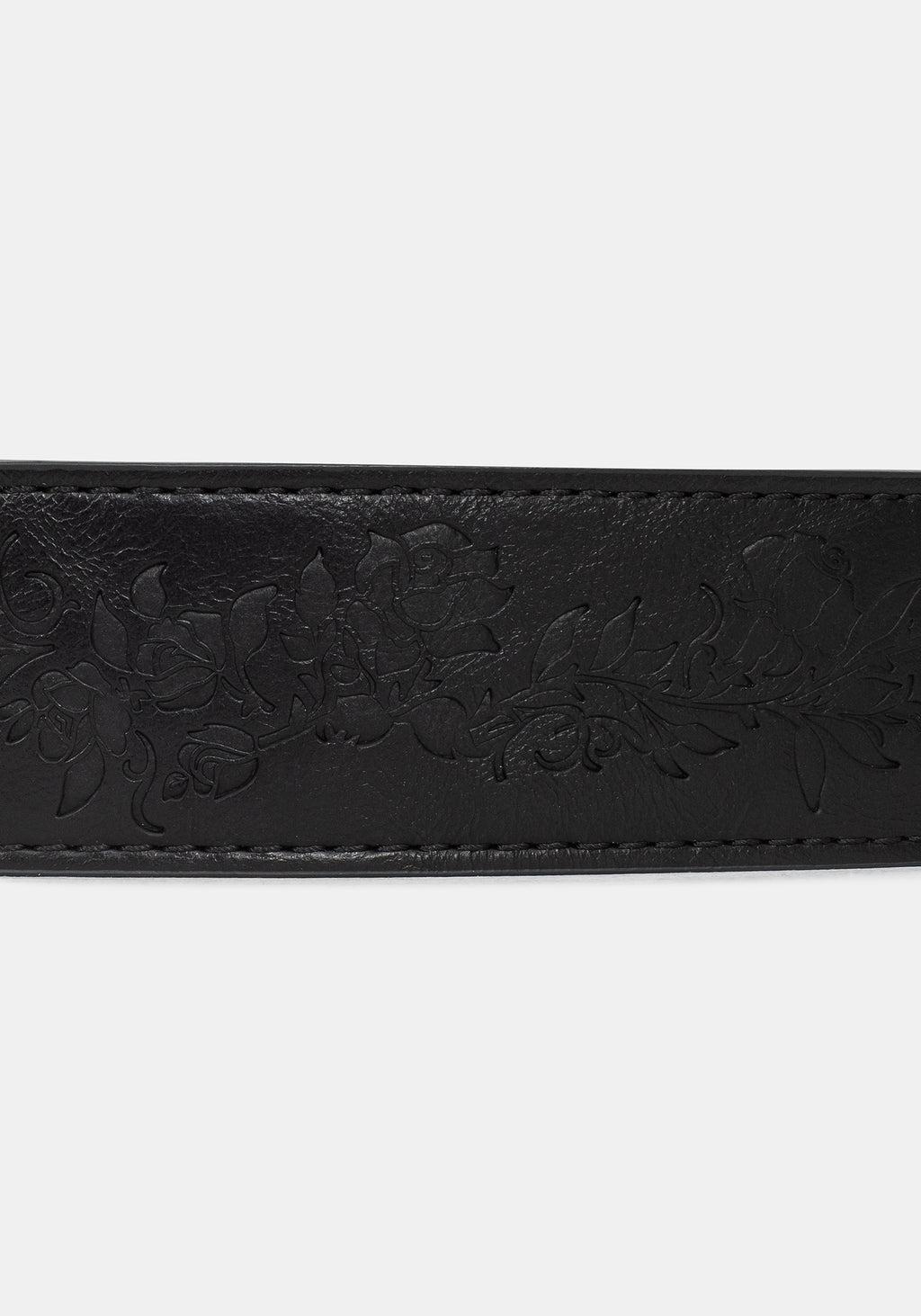 Rosamoth Debossed Buckle Belt Product Image