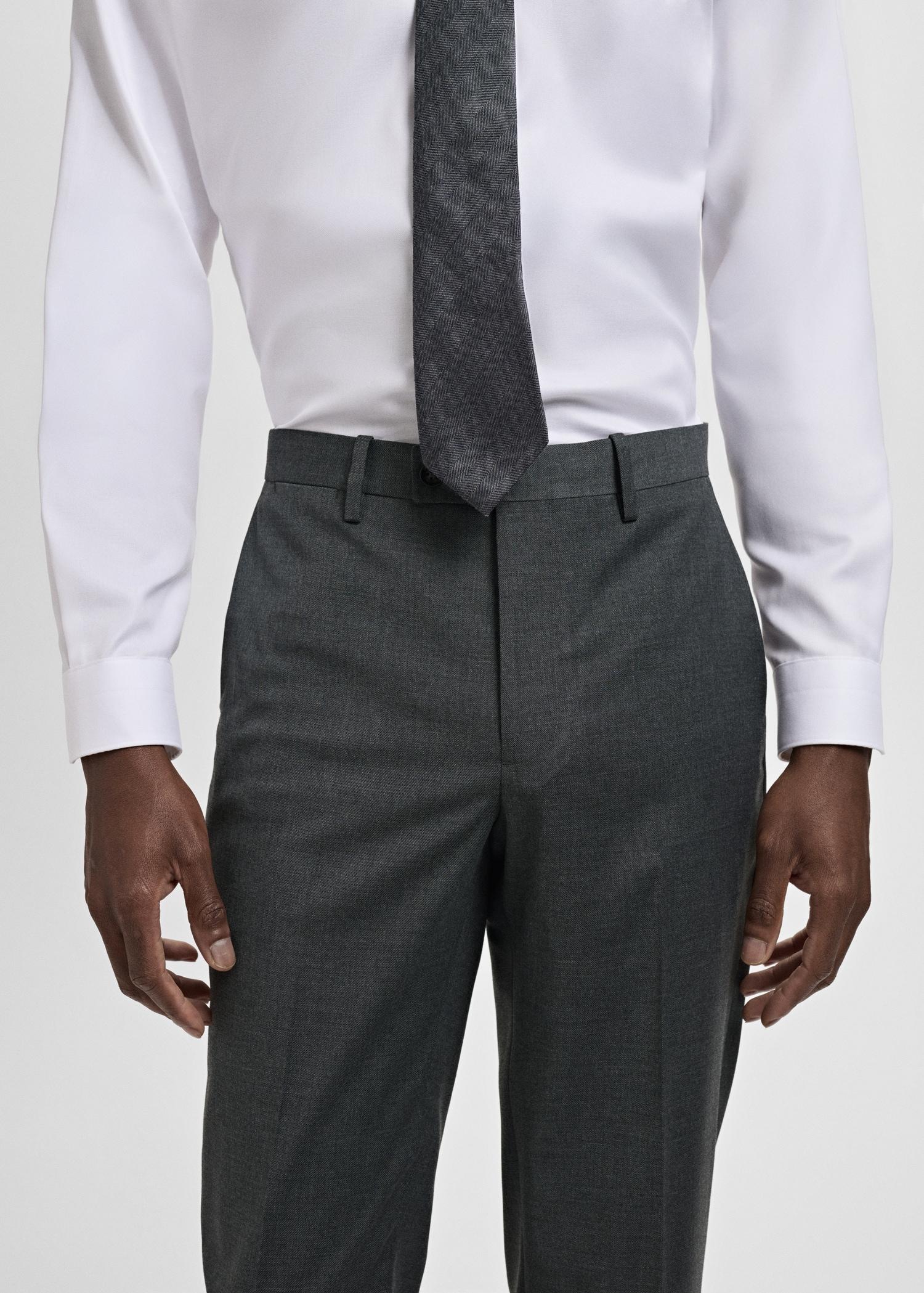 Milan slim-fit suit pants - Men | MANGO USA Product Image