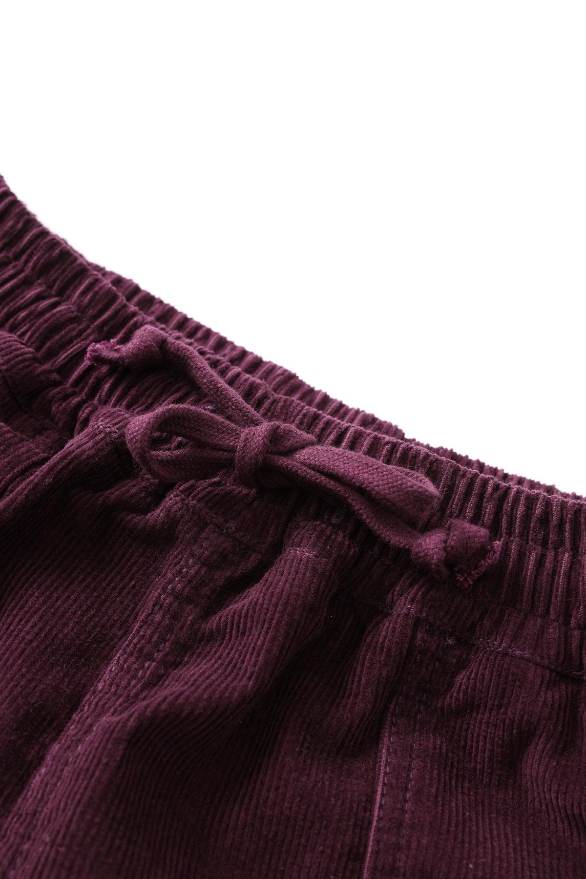 Corduroy Chef Pants - Plum Product Image