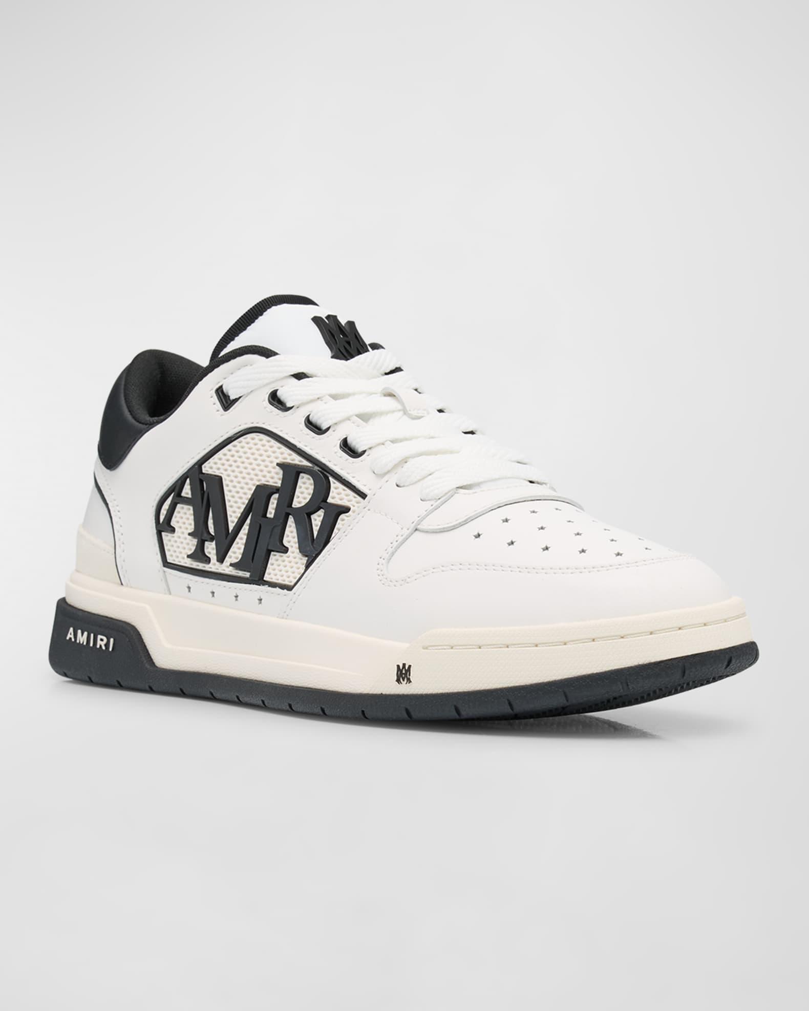 Men's Classic Leather Logo Low-Top Sneakers Product Image