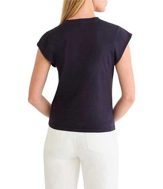 NIC + ZOE V-Neck Cap Sleeve Tee Product Image