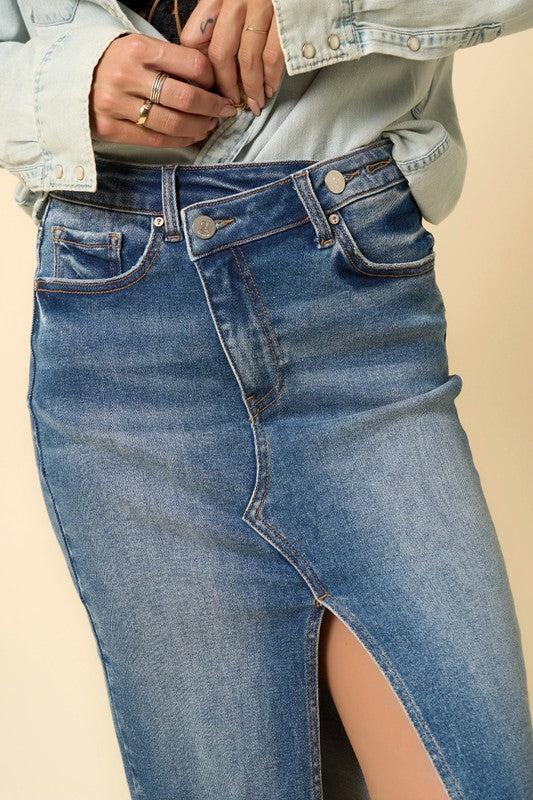 CROSSOVER MIDI SKIRT Product Image