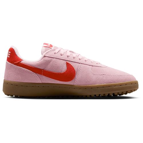 Nike Womens Nike Field General - Womens Basketball Shoes Thunder Blue/Pink Foam/Gum Dk Brown Product Image