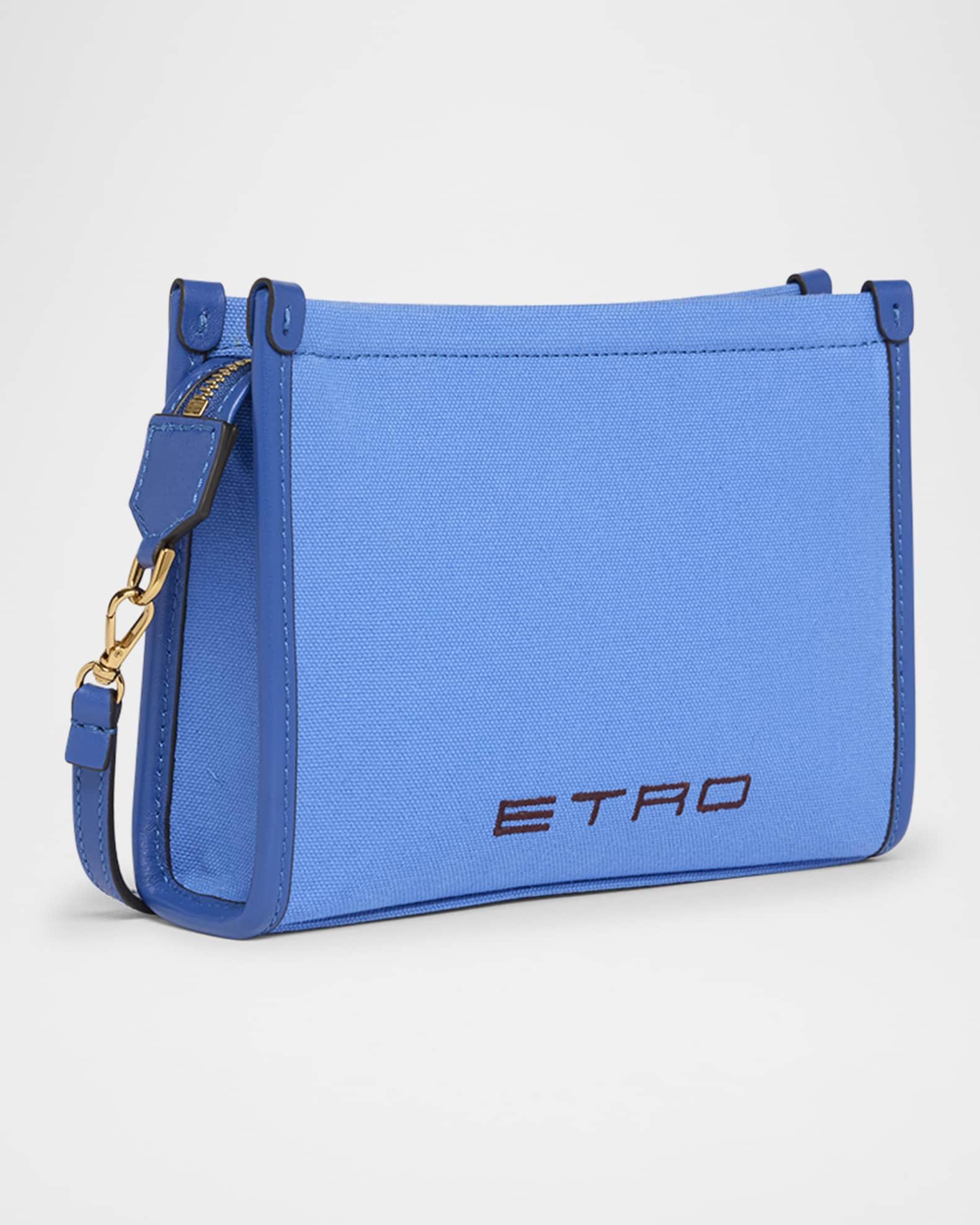 Embroidered Canvas Pouch Bag Product Image