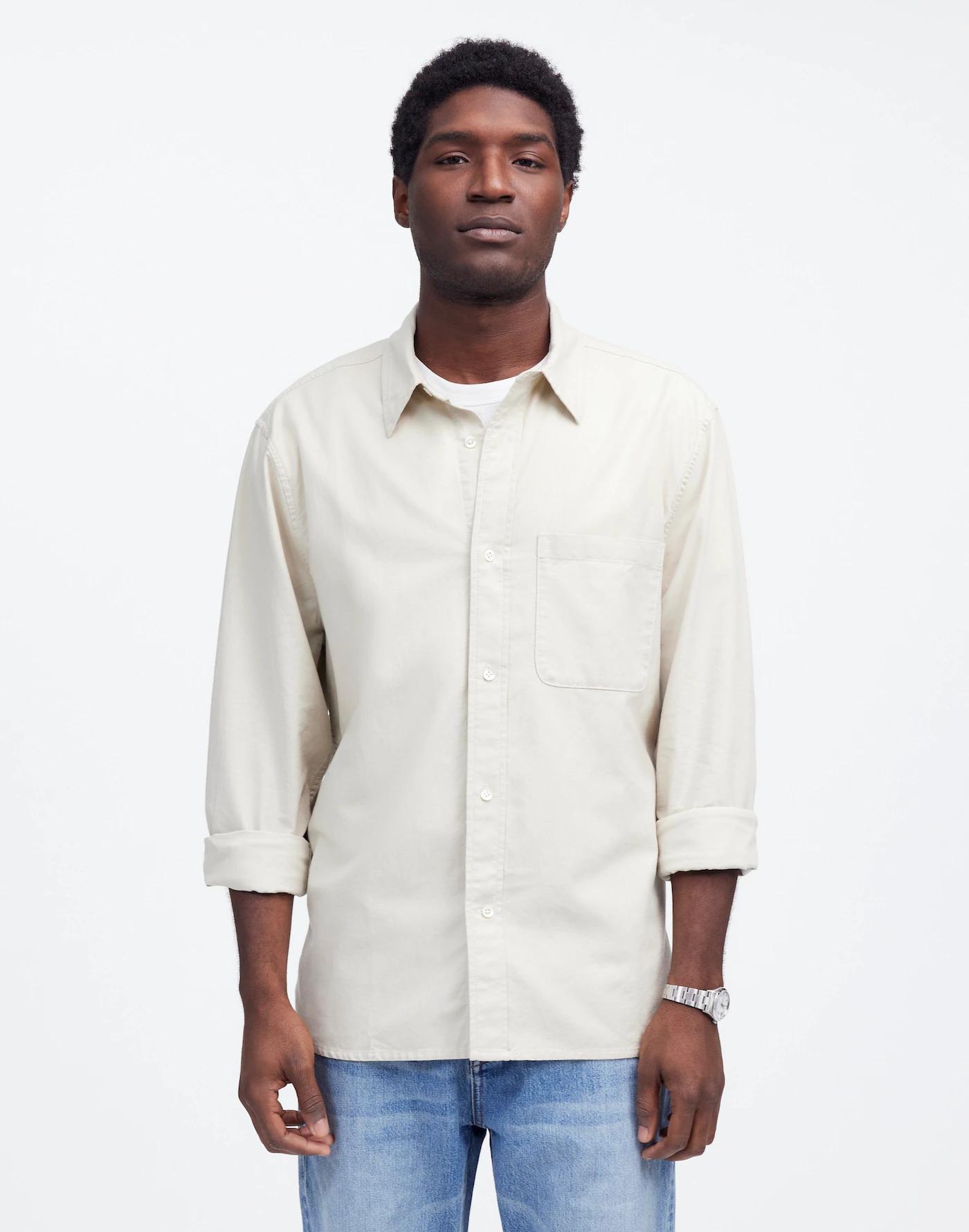 Button-Up Shirt in Everyday Twill Product Image
