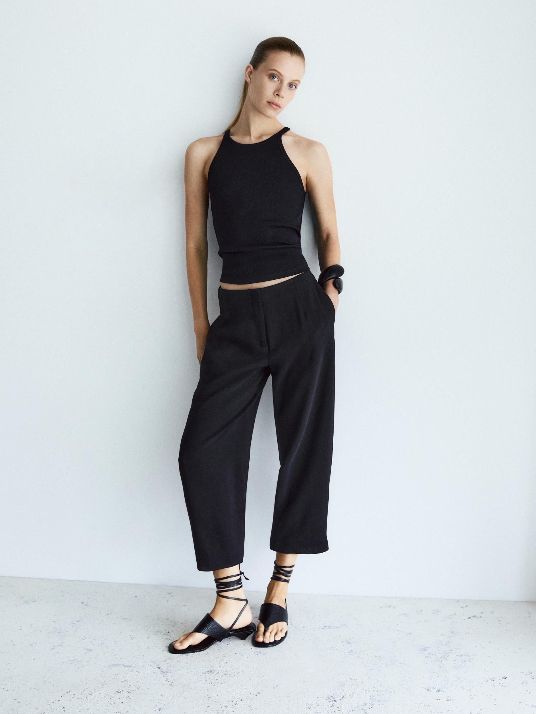 Leather gladiator sandals Product Image