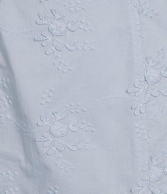 GB Floral Eyelet Midi Dress Product Image