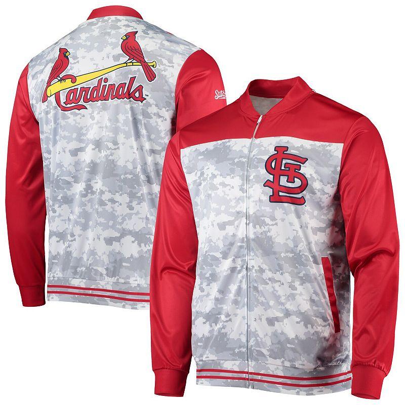 Mens Stitches St. Louis Cardinals Camo Full-Zip Jacket Product Image