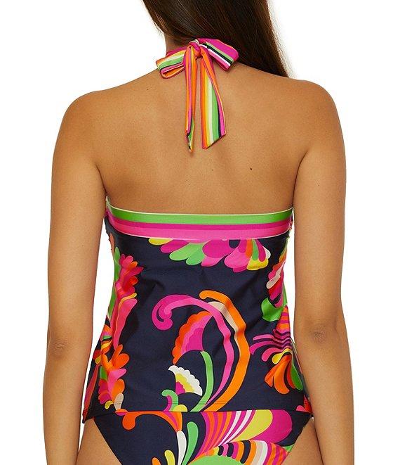 Trina Turk Pool Side Swirl Reversible Hipster Swim Bottom Product Image