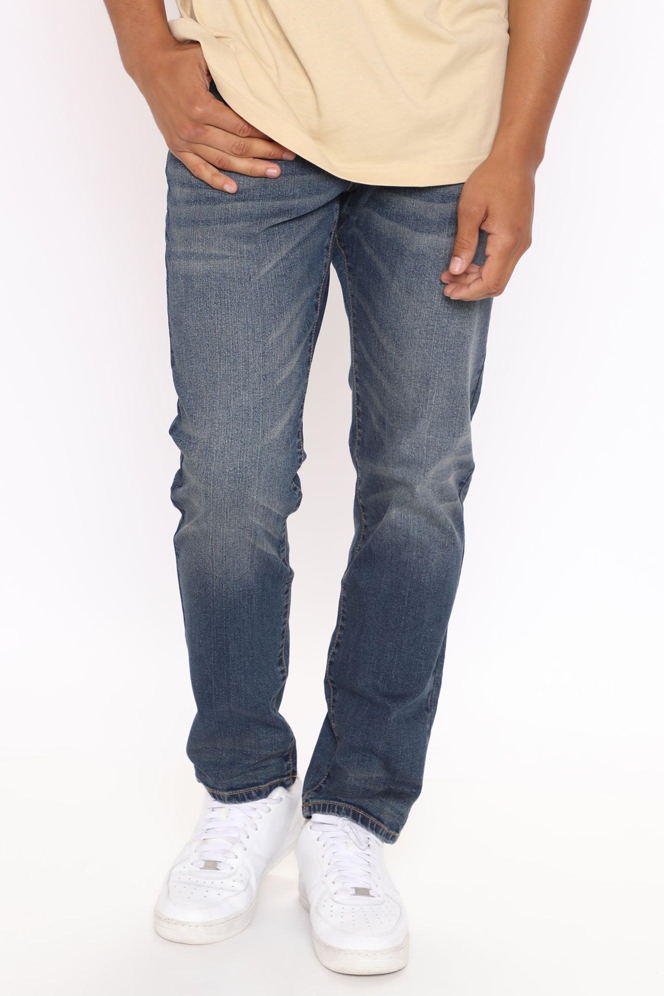 Cornell Slim Jeans - Vintage Blue Wash Product Image