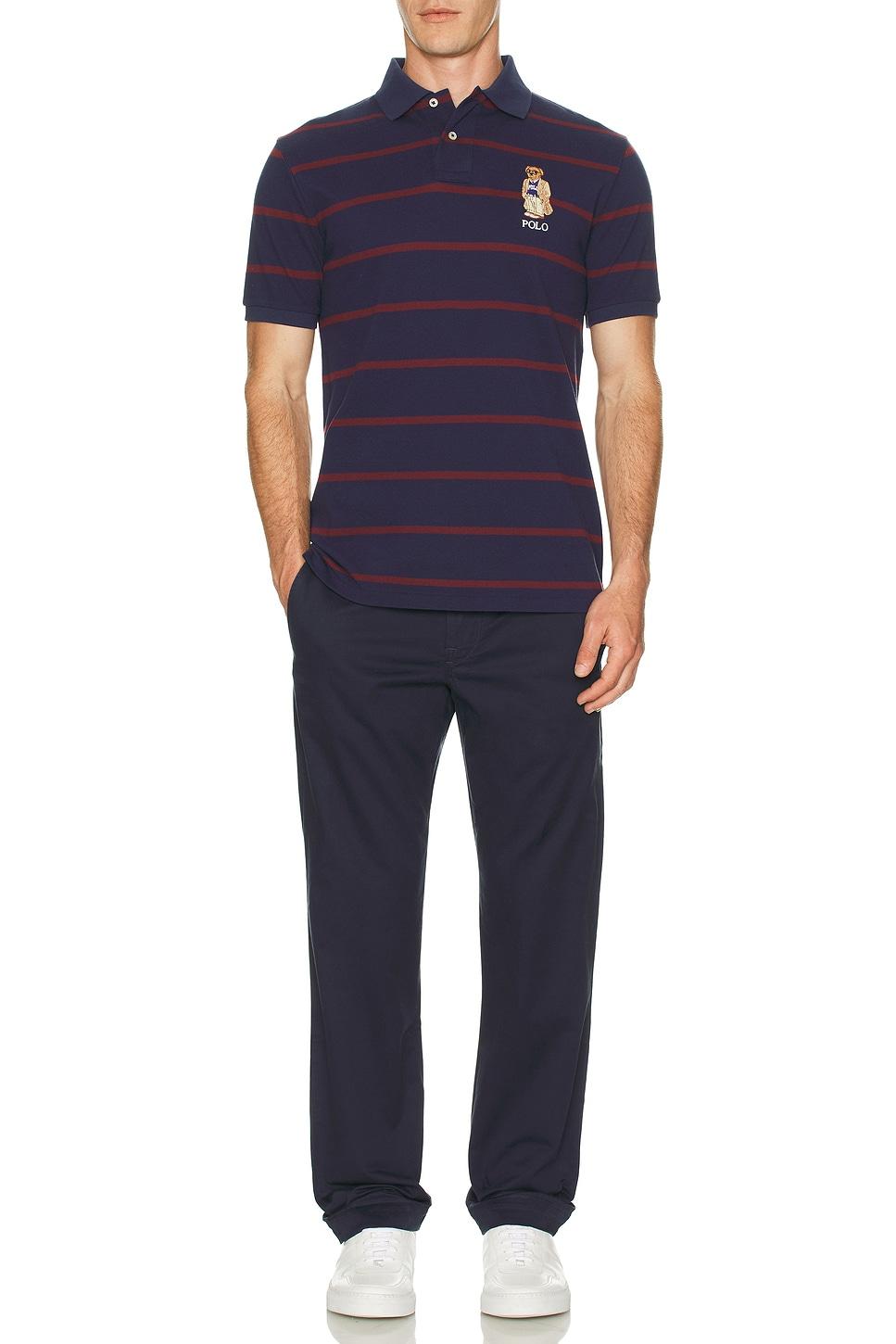 Cotton Textured Knit Polo Product Image