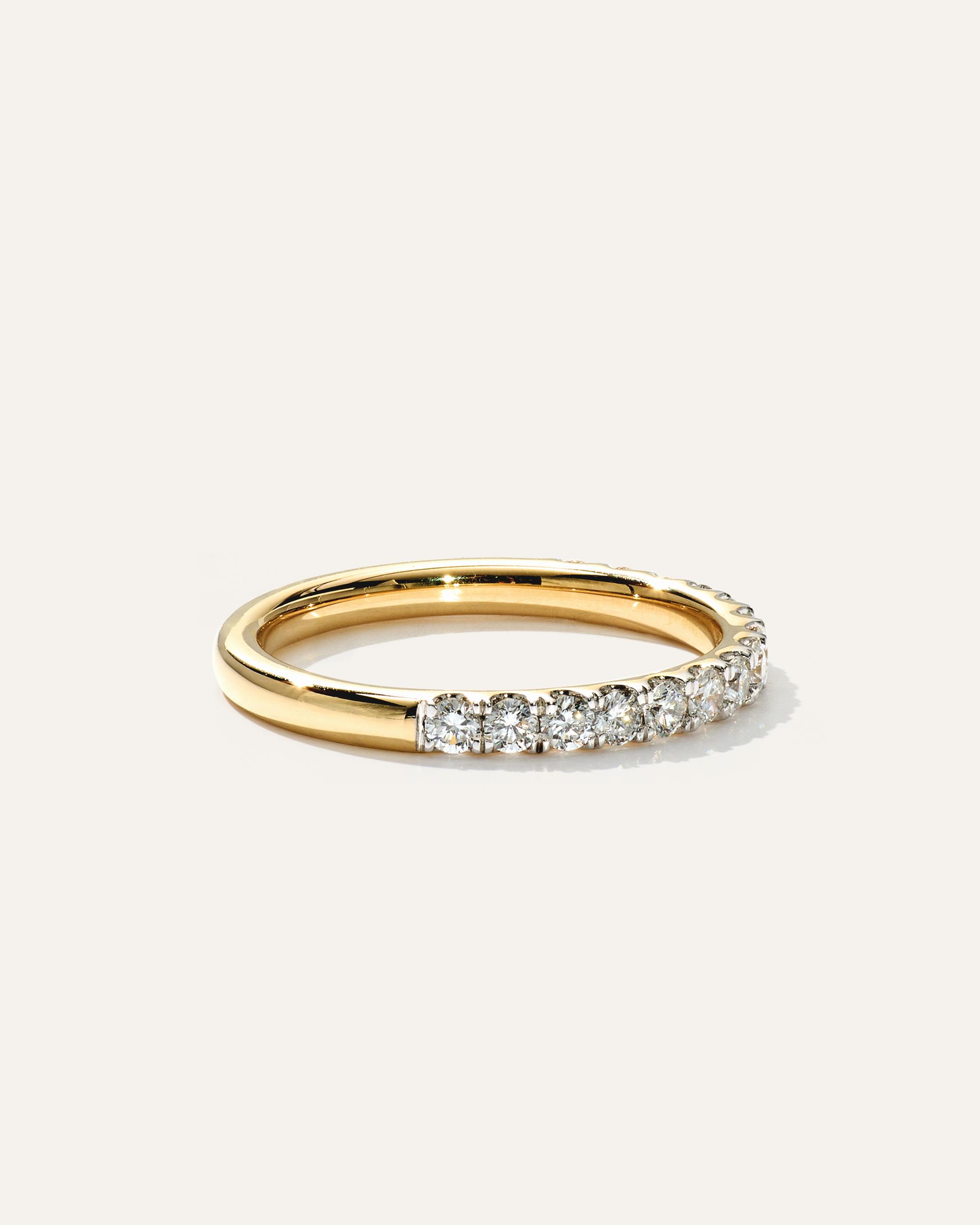 Quince | Women's Lab Grown Diamond Pave Band Rings Product Image