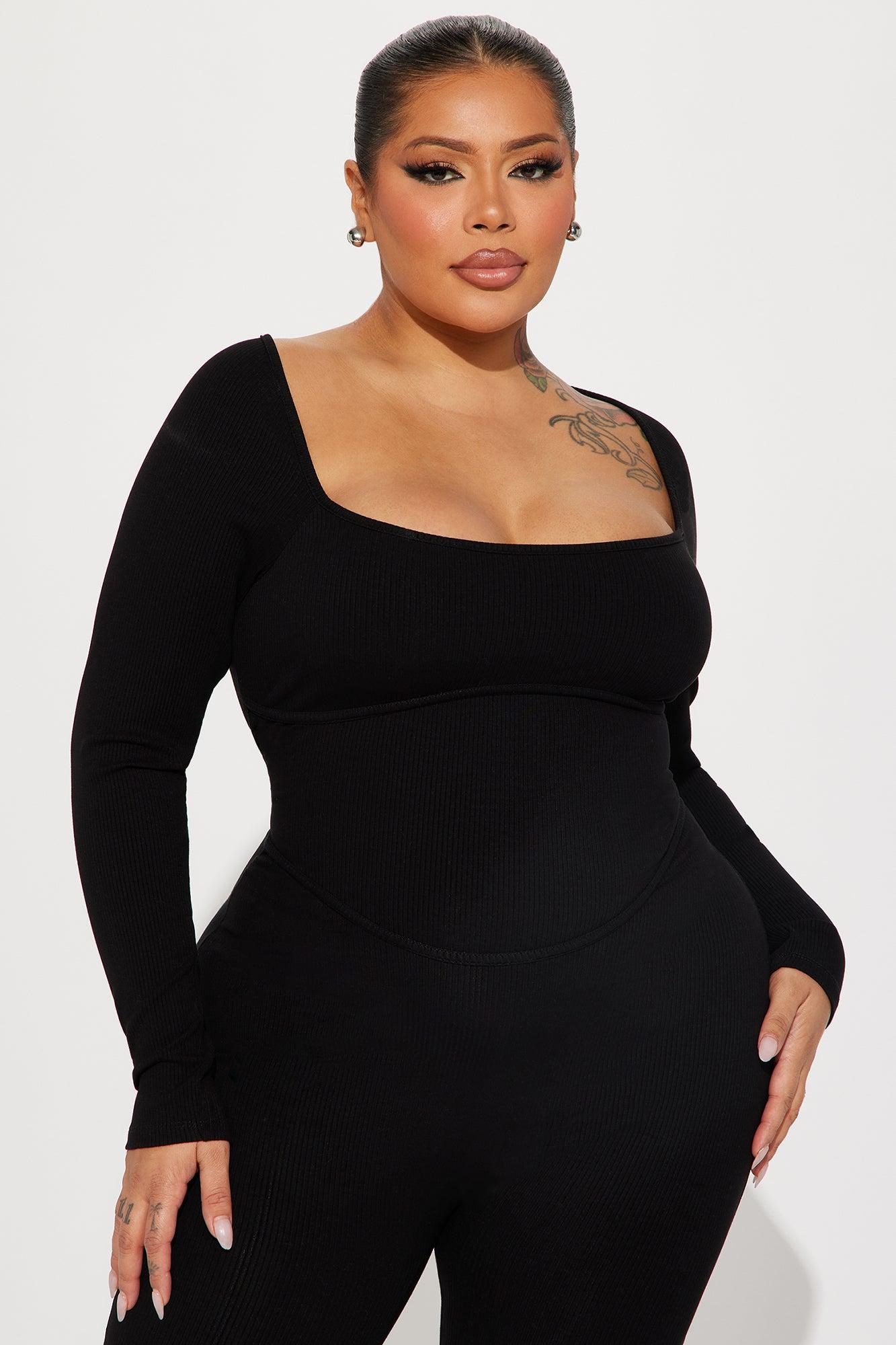 Avani Snatched Jumpsuit - Black Product Image