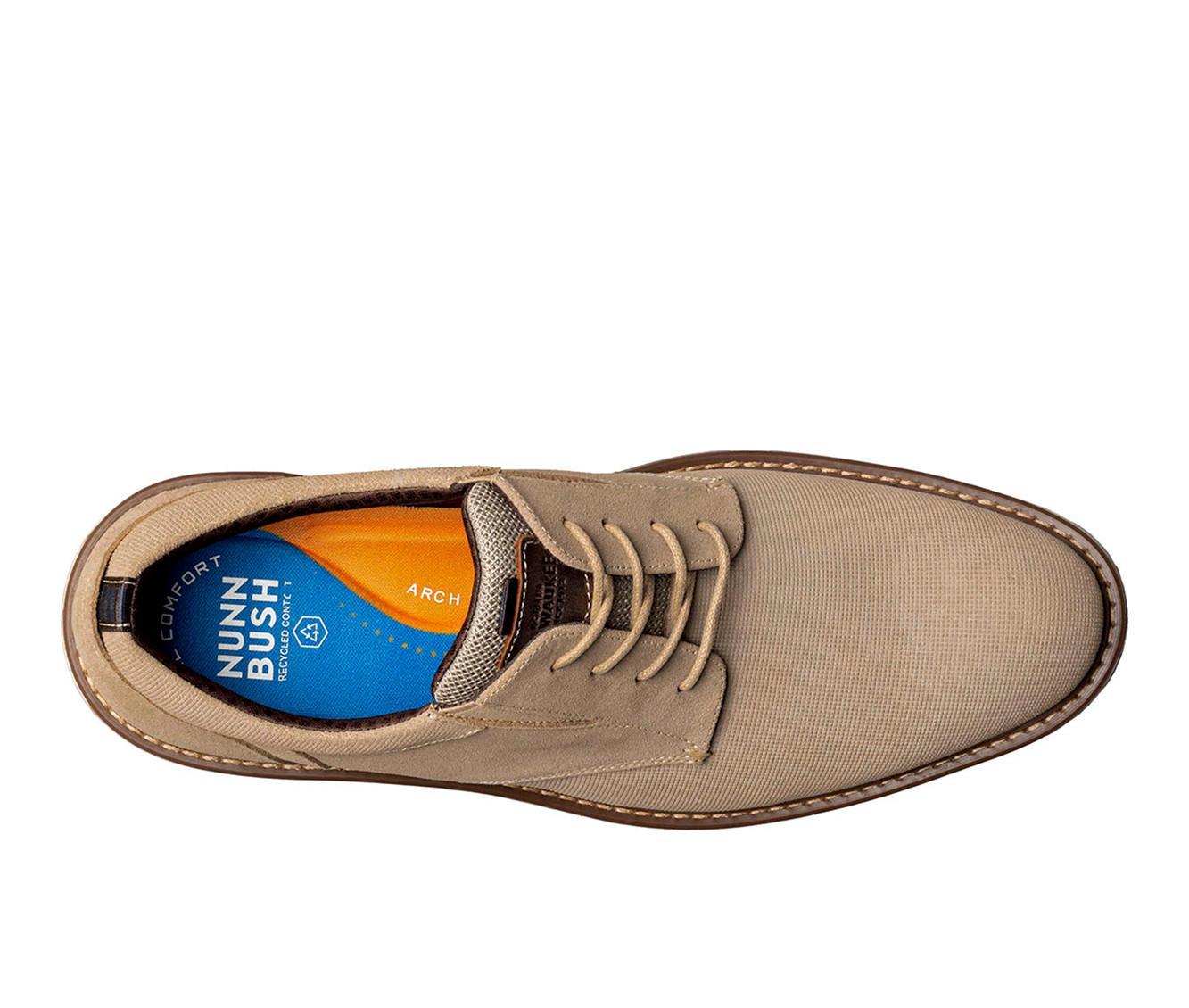 Men's Nunn Bush Griff Suede Plain Toe Oxford Oxfords Product Image