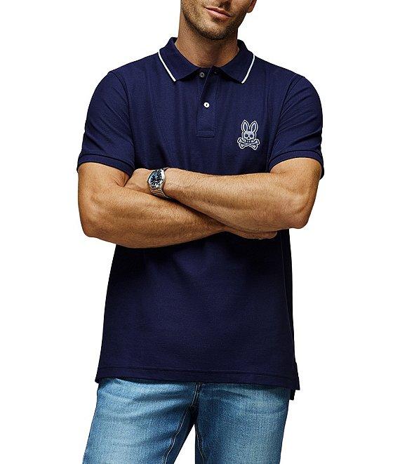 Psycho Bunny Marlo Pique Short Sleeve Polo Shirt Product Image