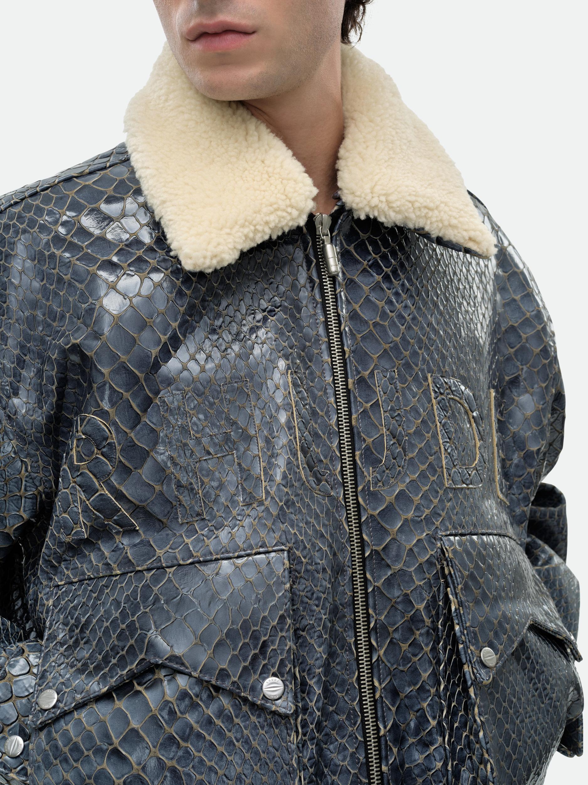 BLUE CROCODILE PILOT JACKET Male Product Image