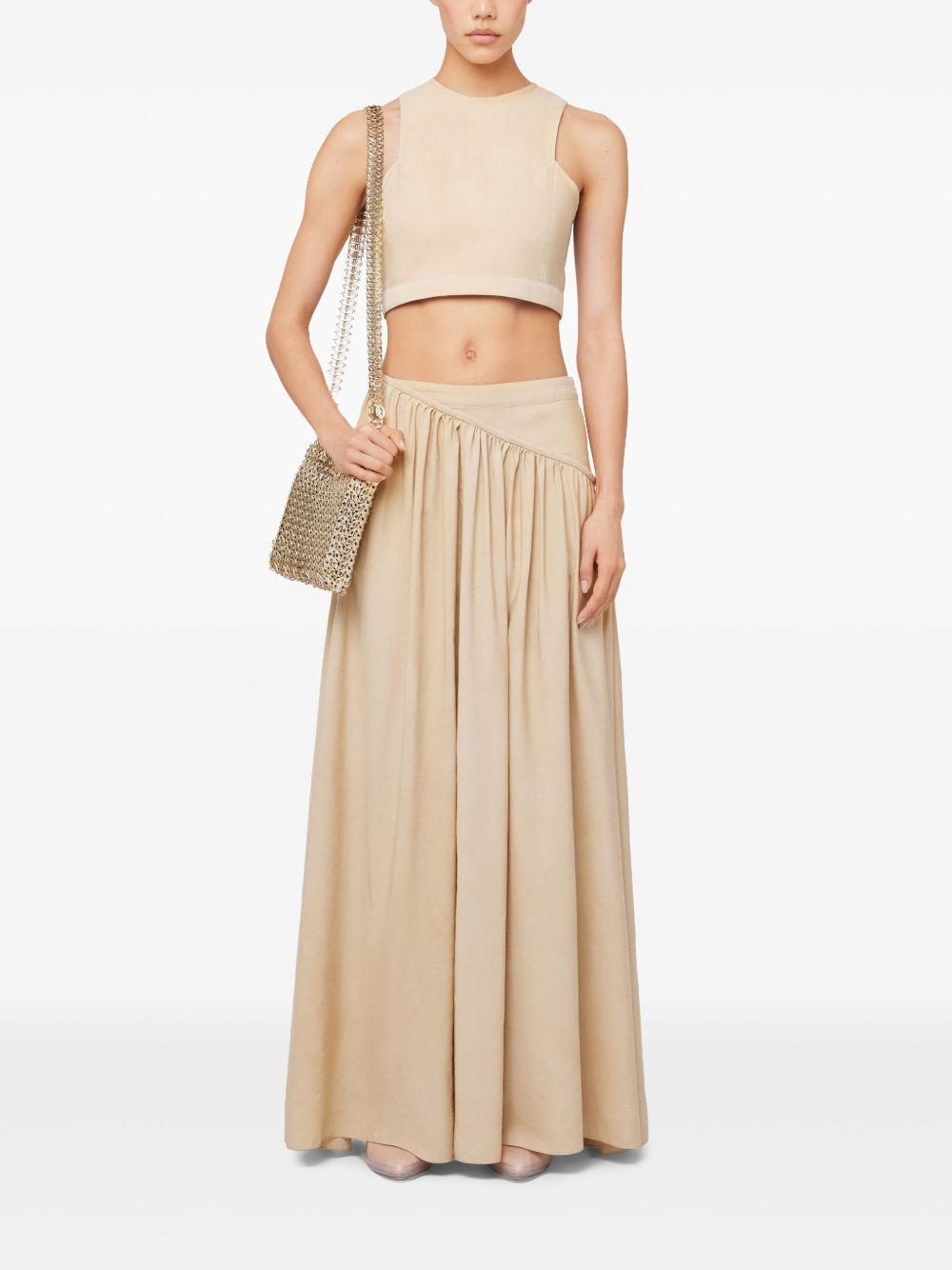 twill maxi skirt Product Image