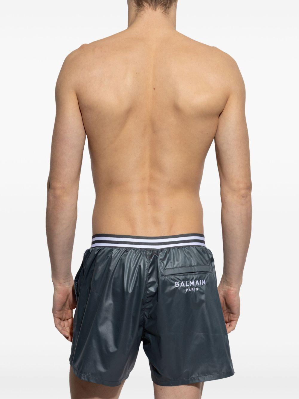 stripe-detail swim shorts Product Image