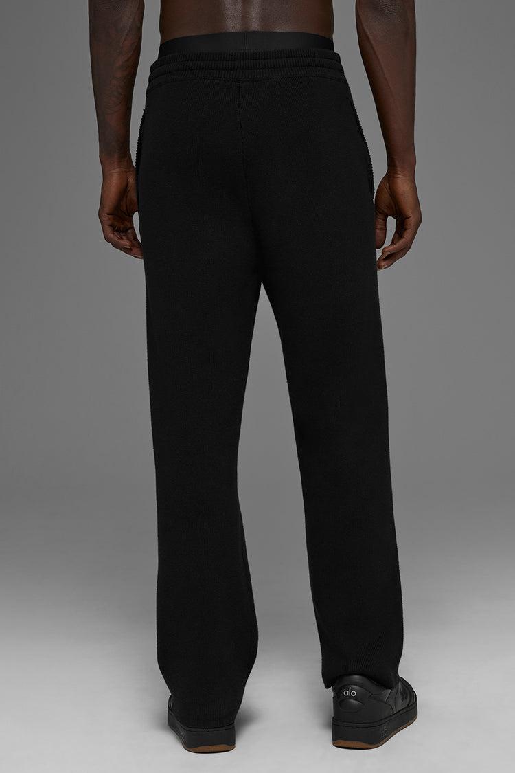 Scholar Straight Leg Sweatpant - Black Product Image