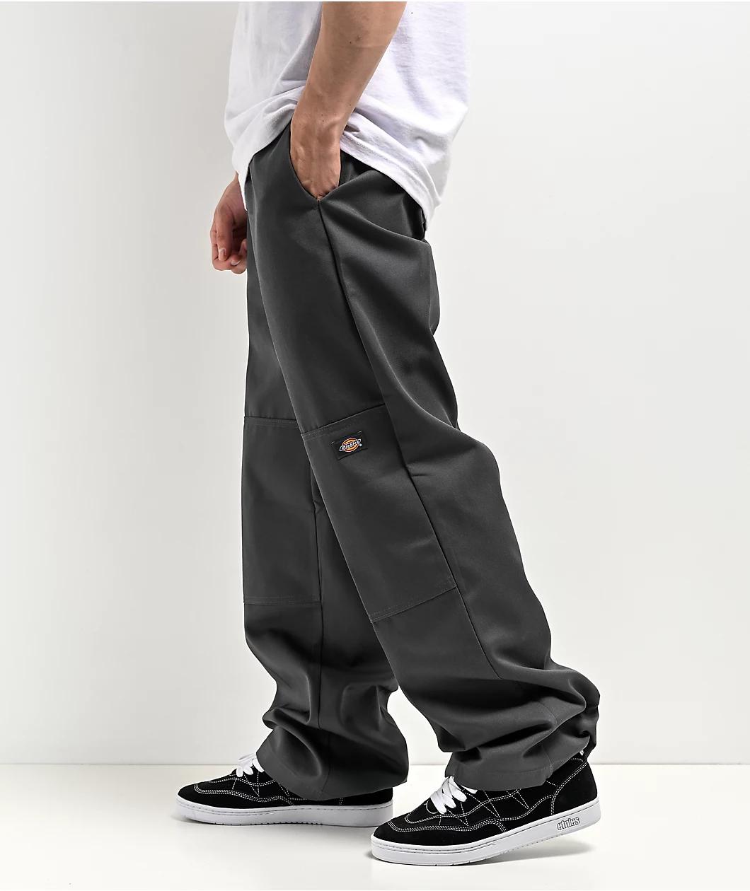Dickies Loose Fit Charcoal Double Knee Work Pants Product Image