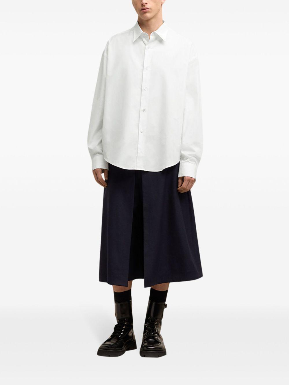 boxy-fit cotton shirt Product Image