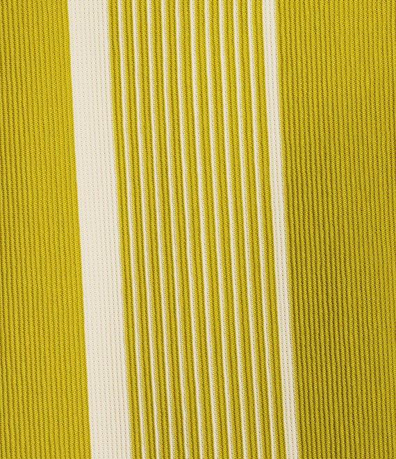 Skies Are Blue Coordinating Stripe Printed V-Neck Button Front Sleeveless Vest Top Product Image