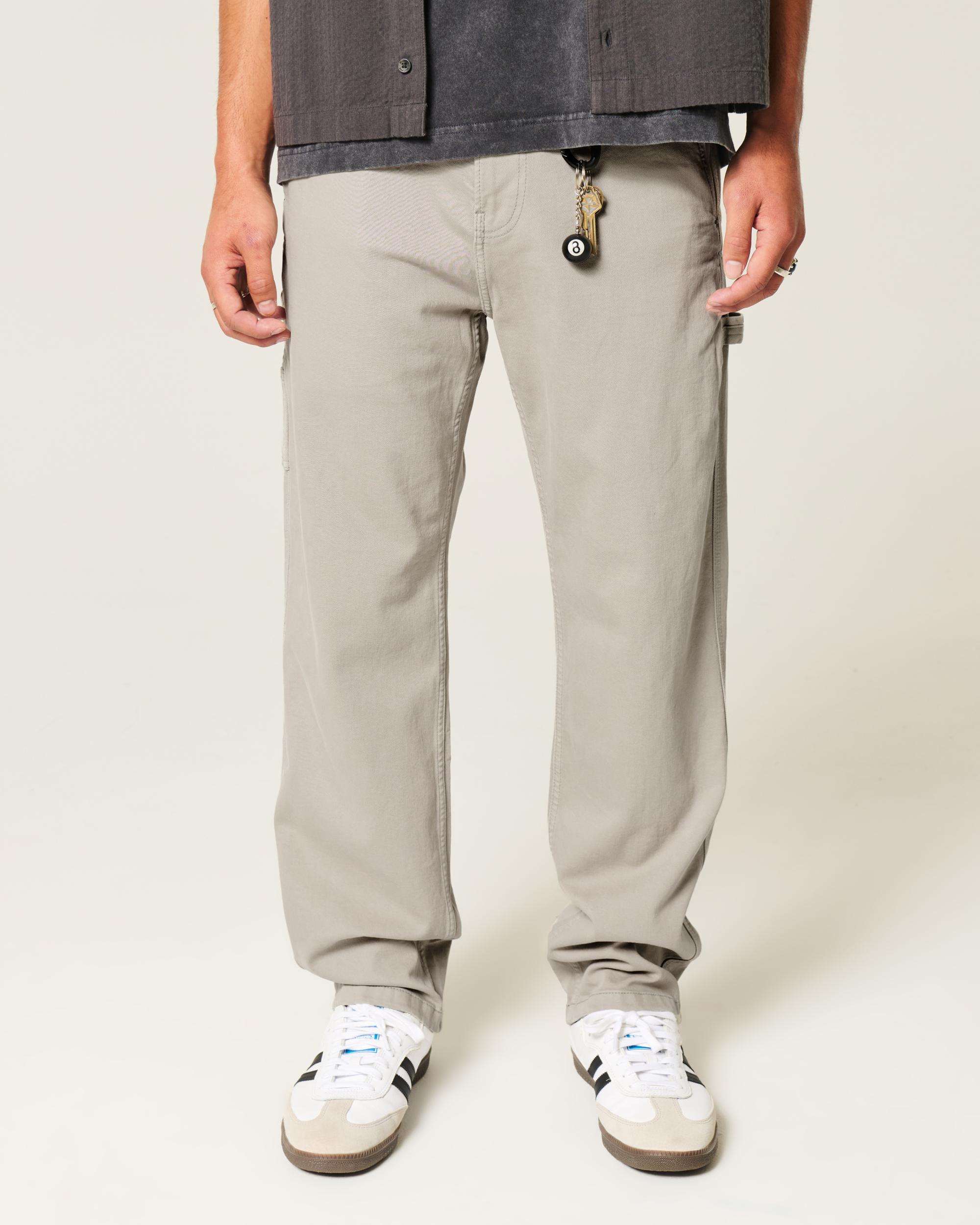 Embroidered Loose Painter Jeans Product Image