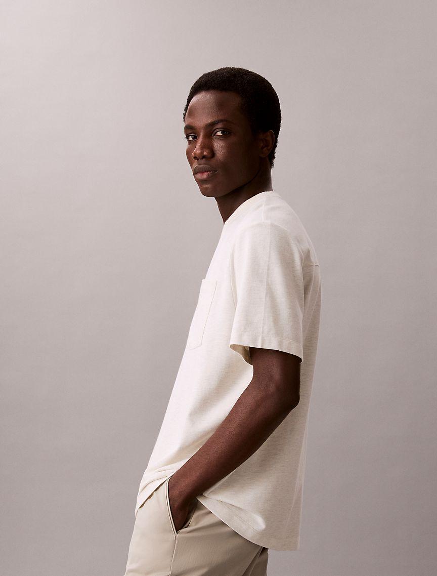 Cotton Blend Relaxed T-Shirt Product Image