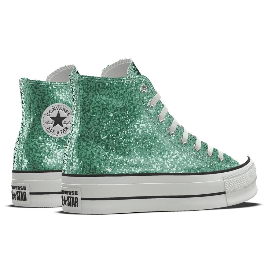 Custom Chuck Taylor All Star Lift Platform Glitter By You Product Image