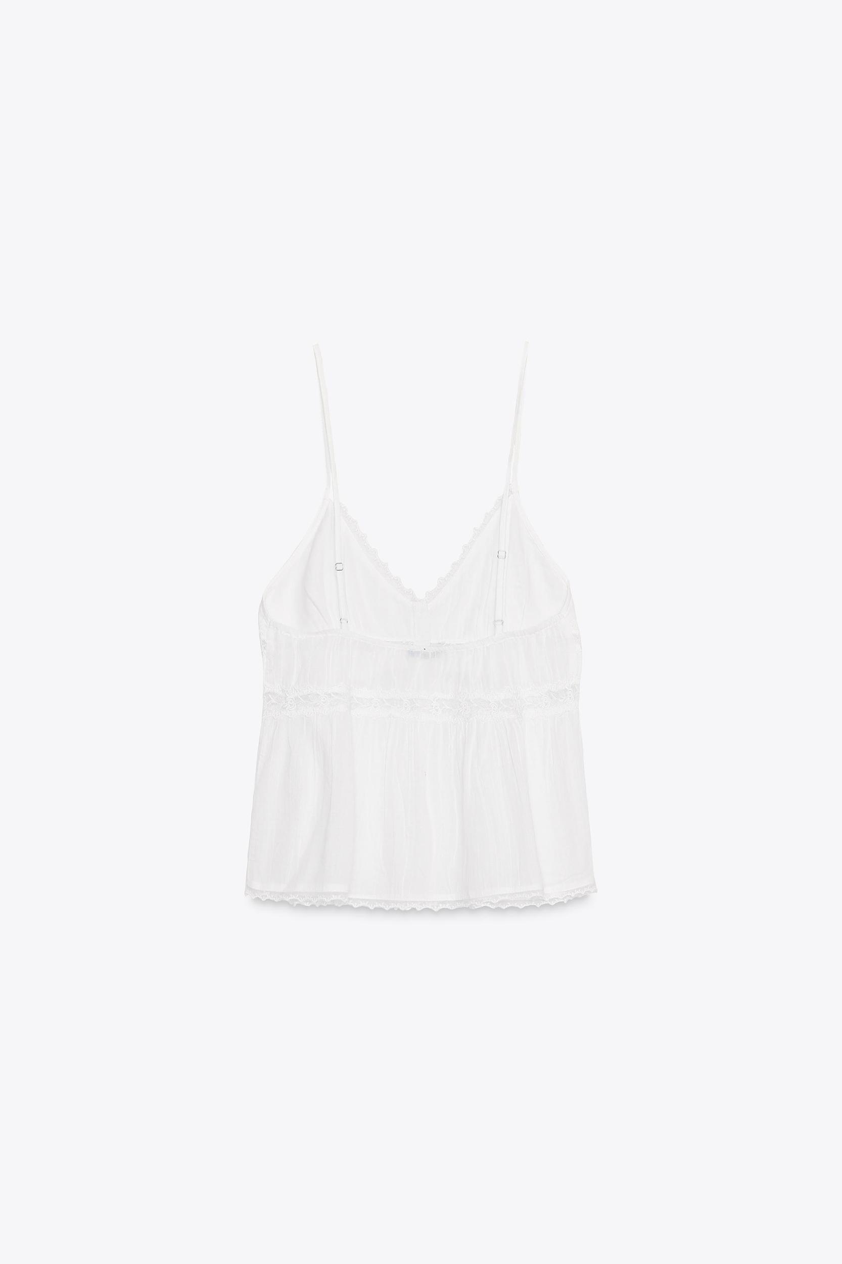 LACE CHIFFON TOP Product Image