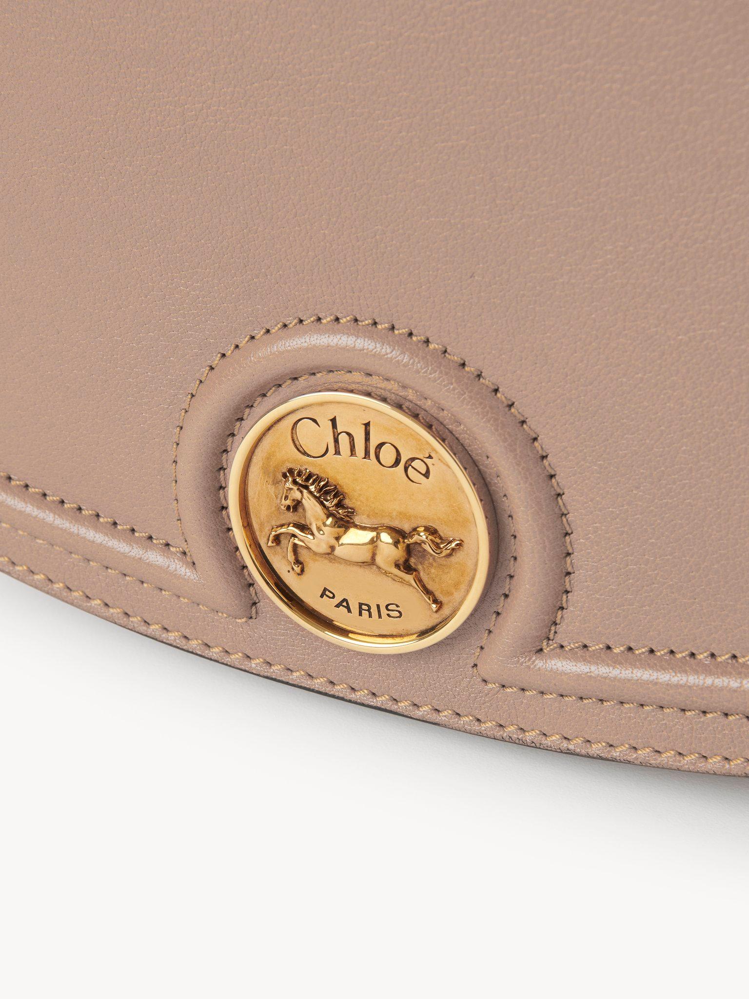 Horse Medal saddle bag in grained leather Product Image