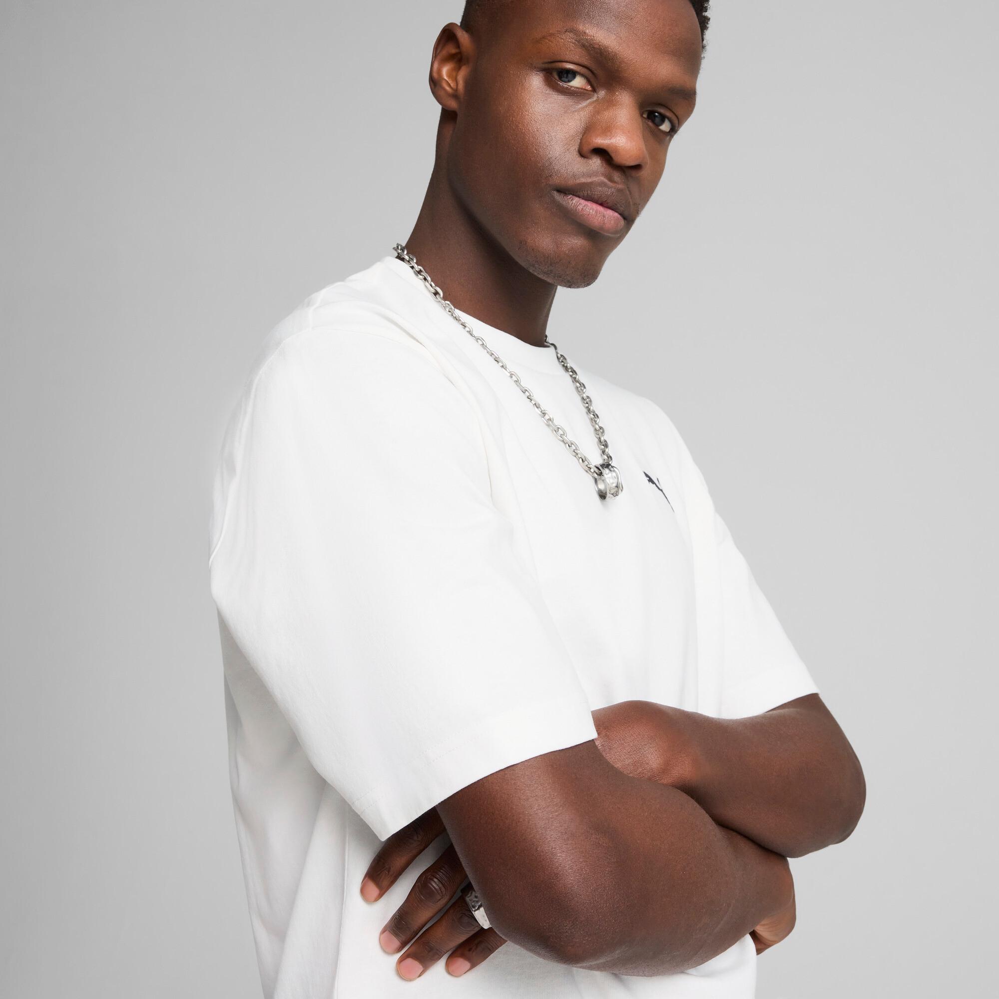 PUMA WARDROBE ESSENTIALS Men's Boxy T-Shirt Product Image