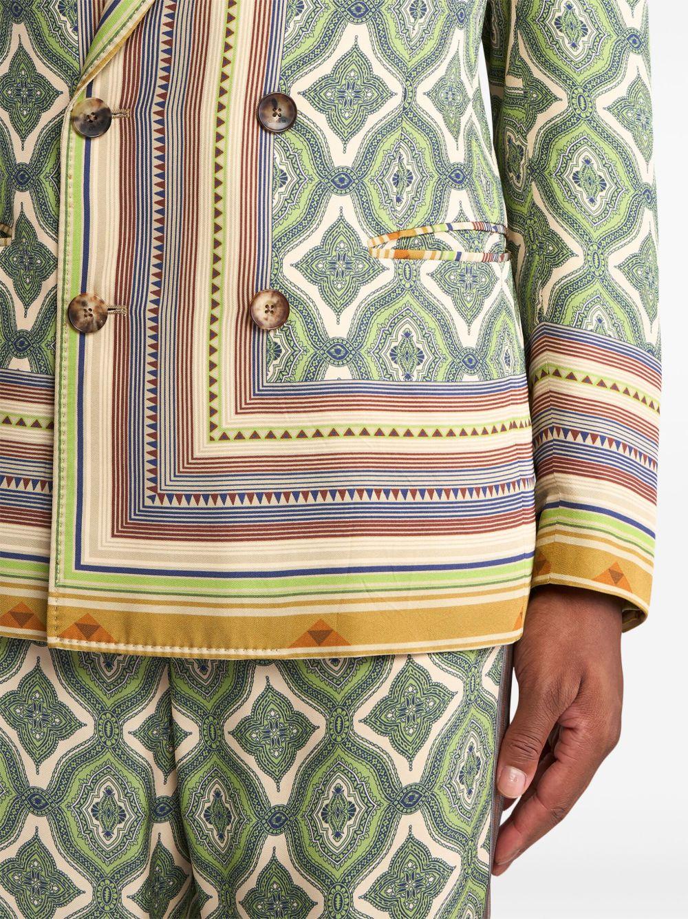 geometric-print blazer Product Image