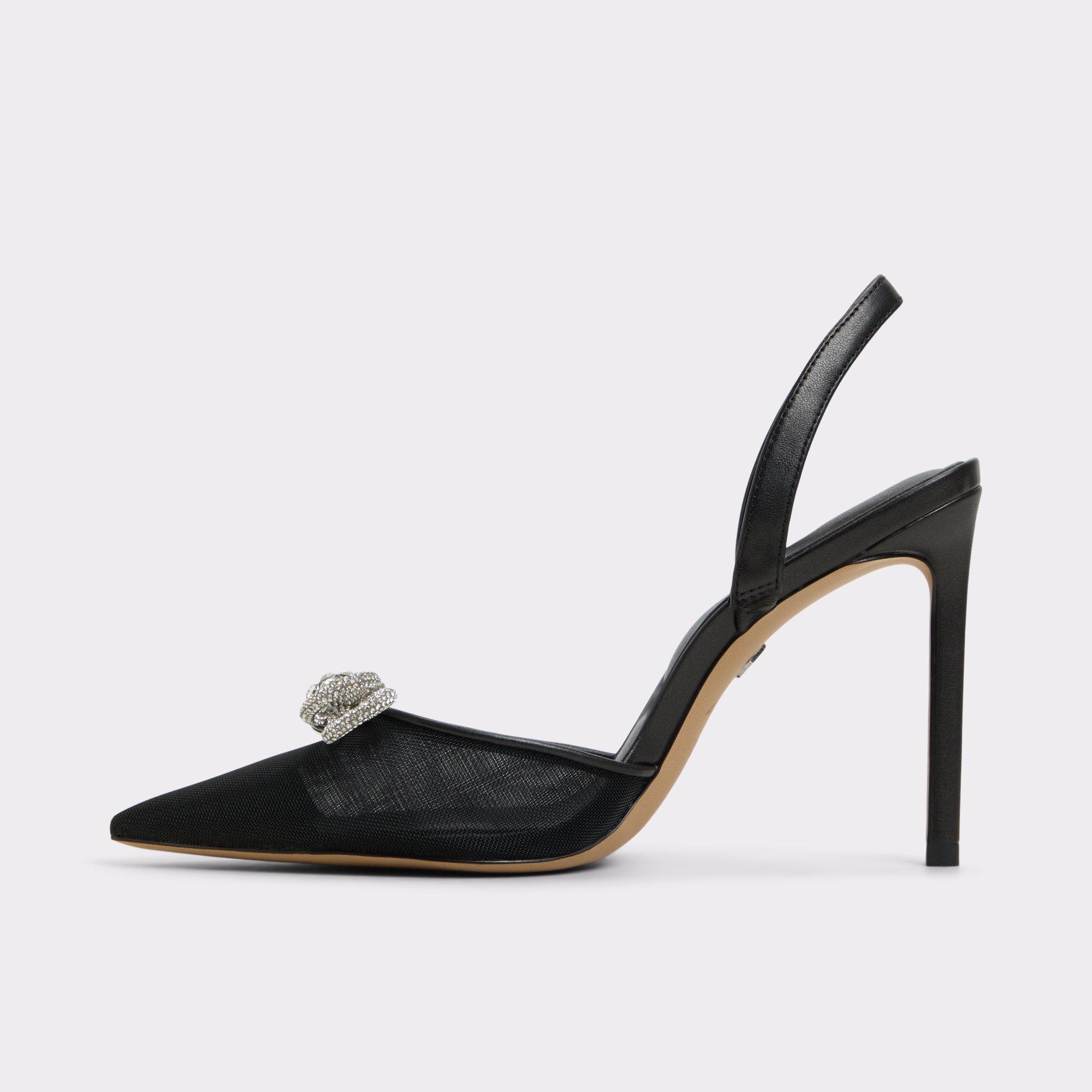 ALDO Addie - Women's Slingback Collection - Black, Size 10 Product Image