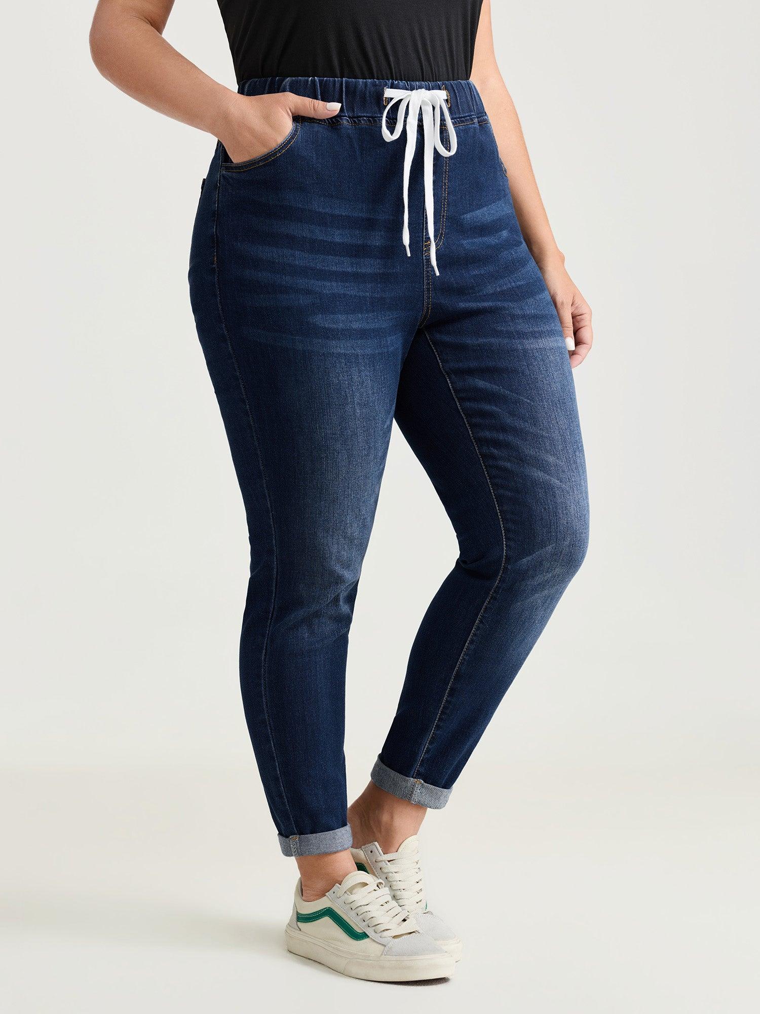 Pull-On Stretchy Skinny-Fit Jeans Female Product Image