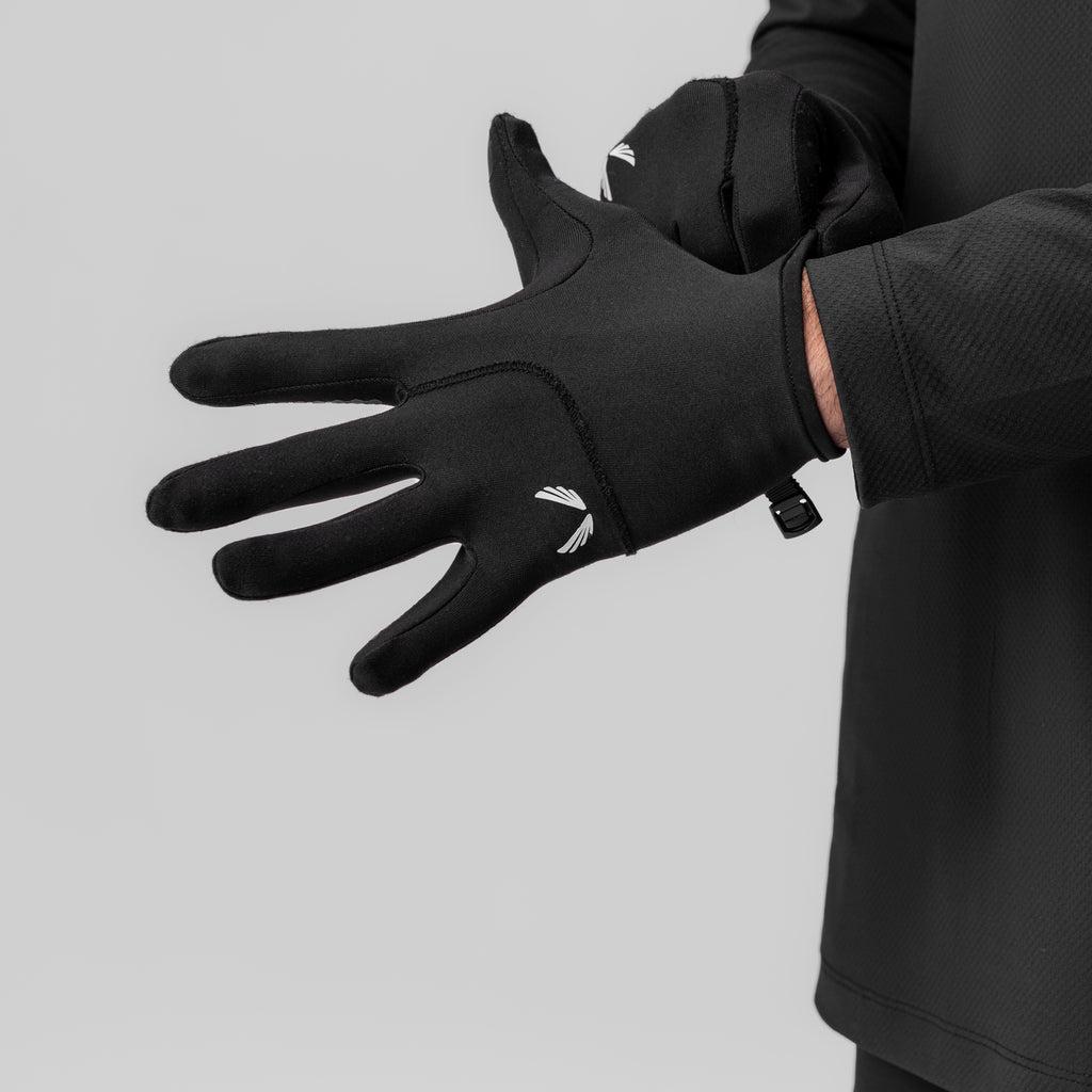 0671. Aeroheat® Lightweight Gloves - Black "Wings" Product Image