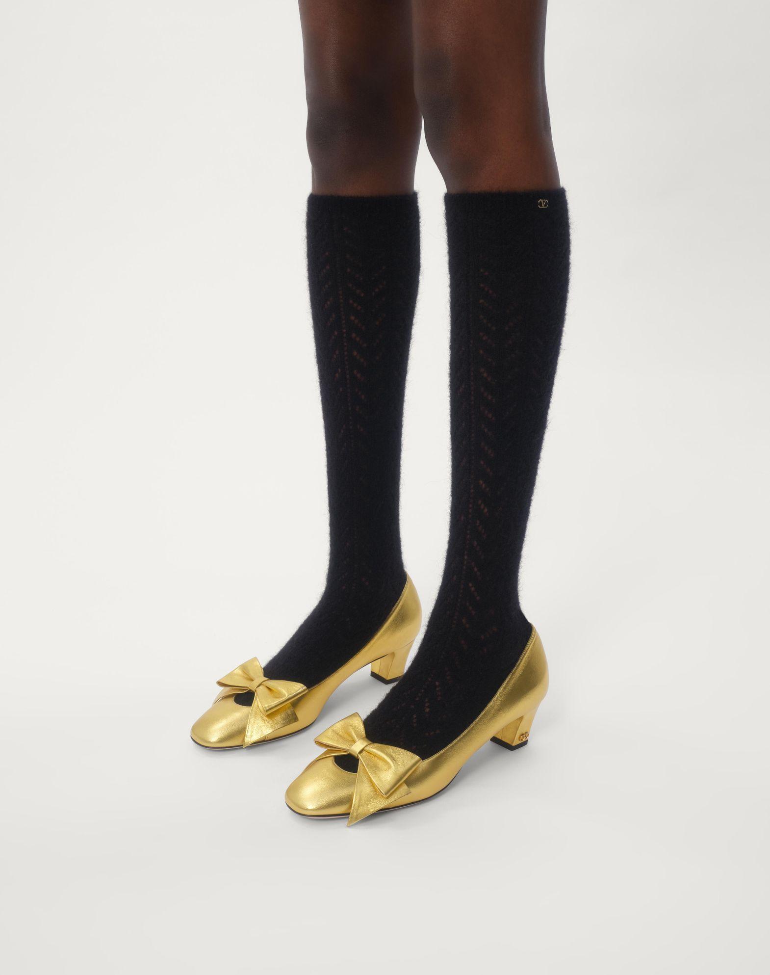 Bowow Pumps In Laminated Nappa 45Mm Product Image