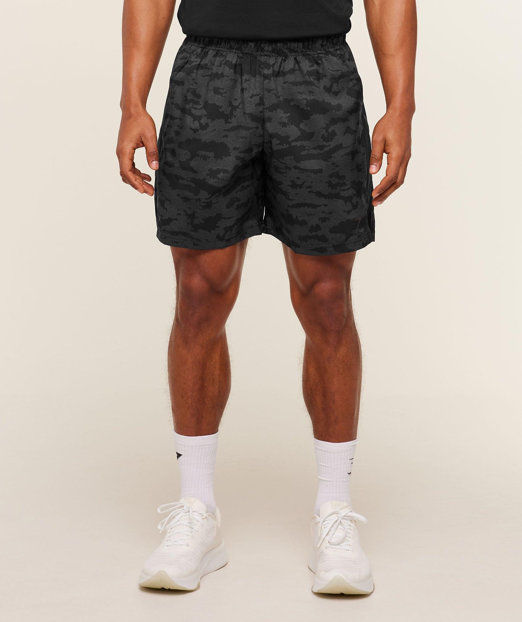 Gymshark Sport  7" Shorts - Grey/Black Male Product Image